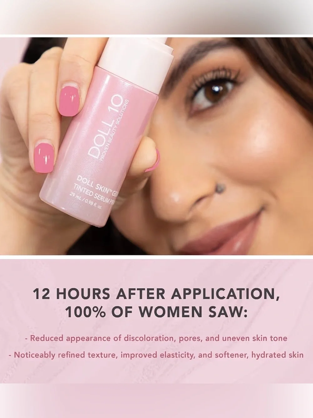 DOLL 10- Doll Skin Genius Tinted Serum Primer/ Shade 1